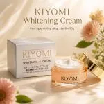 Bao bì và chất kem của kem ngày KIYOMI dưỡng sáng cấp ẩm